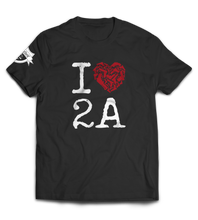 Load image into Gallery viewer, &quot;I Heart 2A&quot; 2nd Amendment T-Shirt
