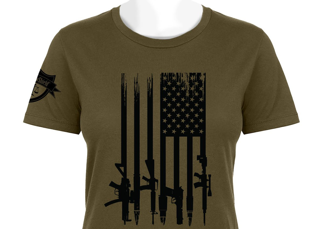 Woman's Rifle Flag T-Shirt